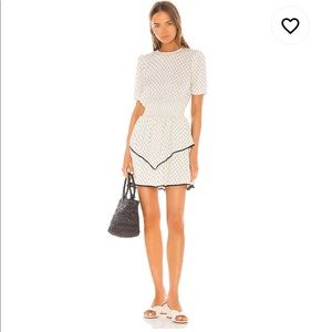 Tularosa Dress in Cream Tile